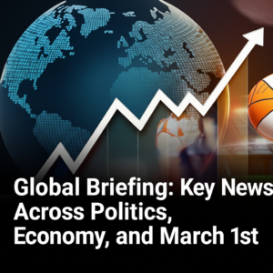Global Briefing: Key News Across Politics, Economy, and Sports on March 1st Global Briefing: Key News Across Politics, Economy, and Sports on March 1st